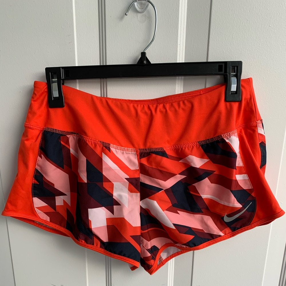 Orange Nike Running Shorts - Size Medium